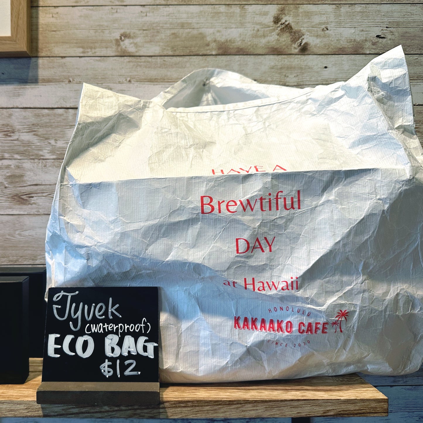 オリジナルエコバッグ【タイベック製】レッド