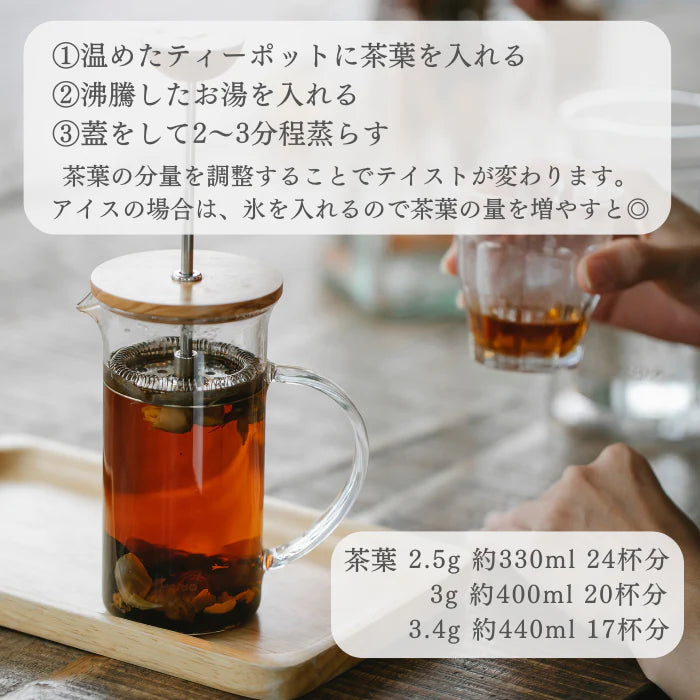 【母の日】コーヒー豆チョコレート&トロピカルティー (袋ラッピング)