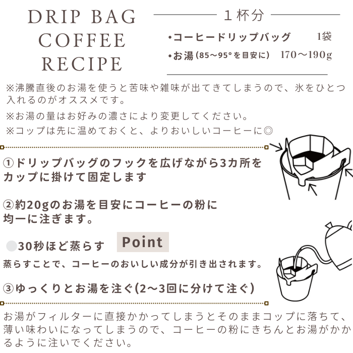 【PREMIUM DARK ROAST】ドリップバッグ